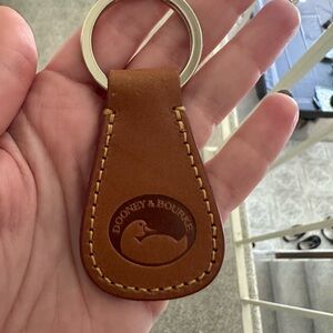 Dooney & Bourke Tan Leather Key Holder